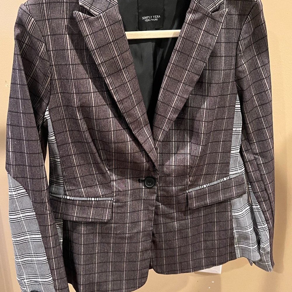 Simply Vera Vera Wang Black and White Jacket